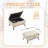 Storage Coffee Table,Ottoman-608948352