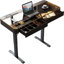 Bureau d'ordinateur pivotant de haute qualité, bureau debout réversible à hauteur réglable, bureau à domicile, prise de courant, plateau en verre, facile à assembler-1950926250-1956956768