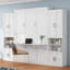Lit escamotable avec 2 tablettes de rangement latérales-1615981023