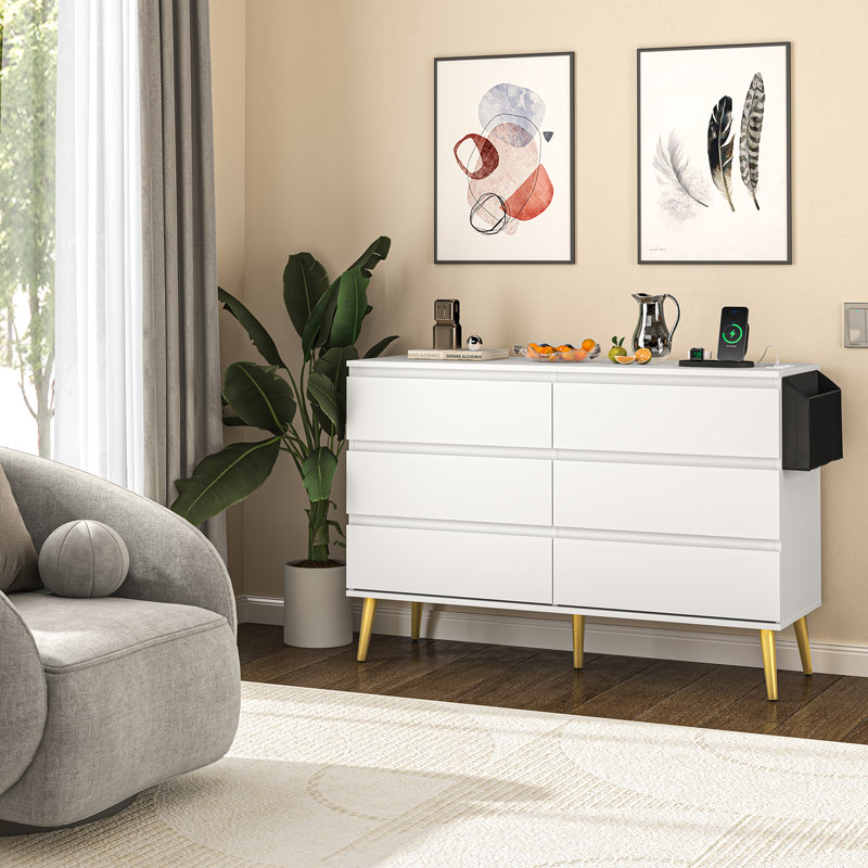Commode double 6 tiroirs Xhelil