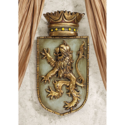 Medieval Handmade Animals Wall Decor on Polyresin