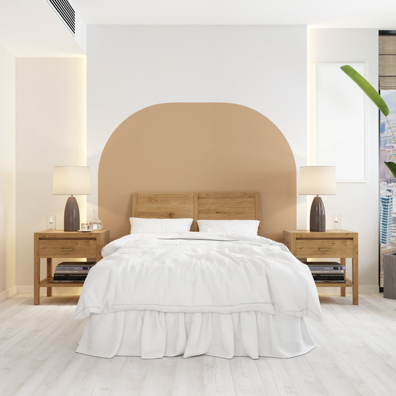 Décalcomanie murale Boho, autocollant d'arche de lit, décalque mural de haie, autocollant mural arche, autocollant de décoration murale arche, décalque mural, arche de lit très grand lit 165LU