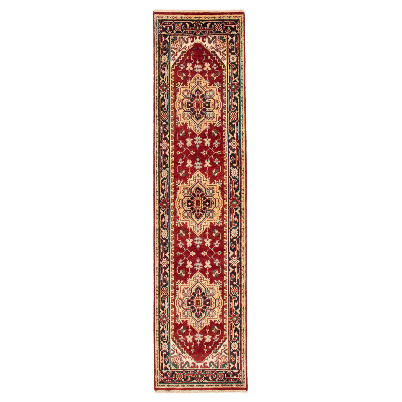 Tapis rouge foncé unique 2 pi 6 po x 9 pi 9 po Reiss