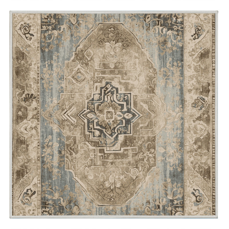 Ornate Horizon Rug, Square 3'