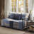 Piece Cotton Bedding Sets, Blue Farmhouse Daybed Set For Home