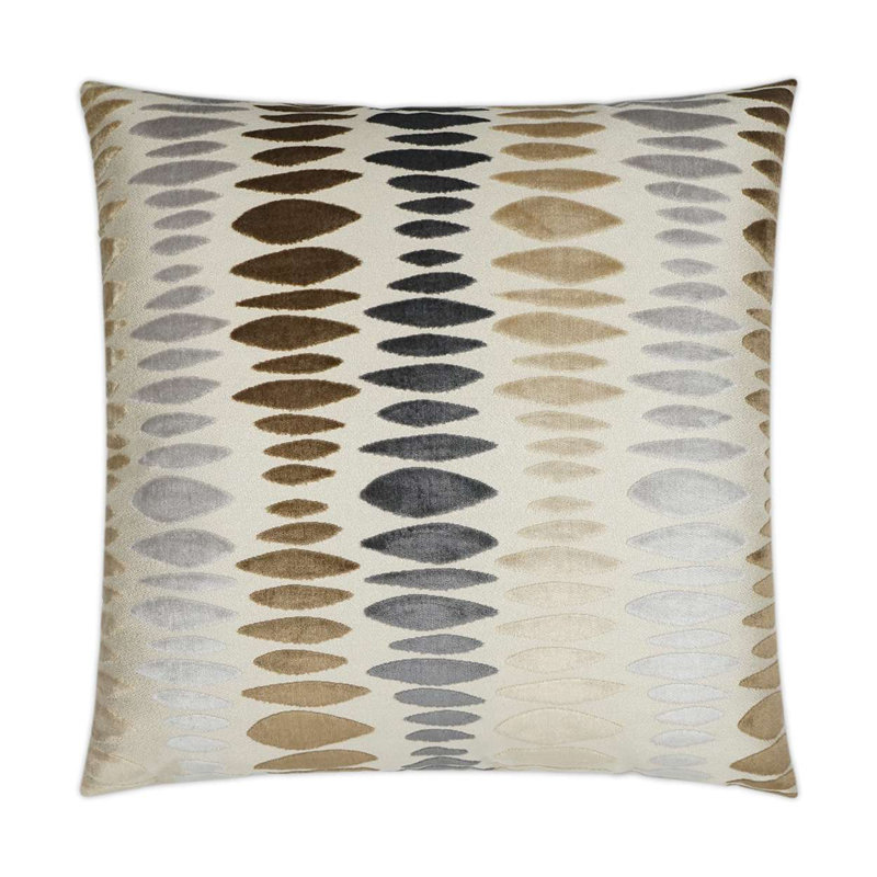 Prospero Pillow Cover & Insert, Charcoal, Square 36"