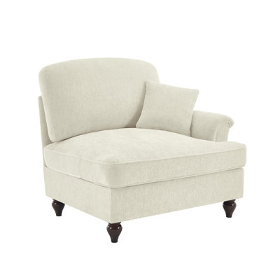 Canapé RSF en chenille avec 1 coussin - beige