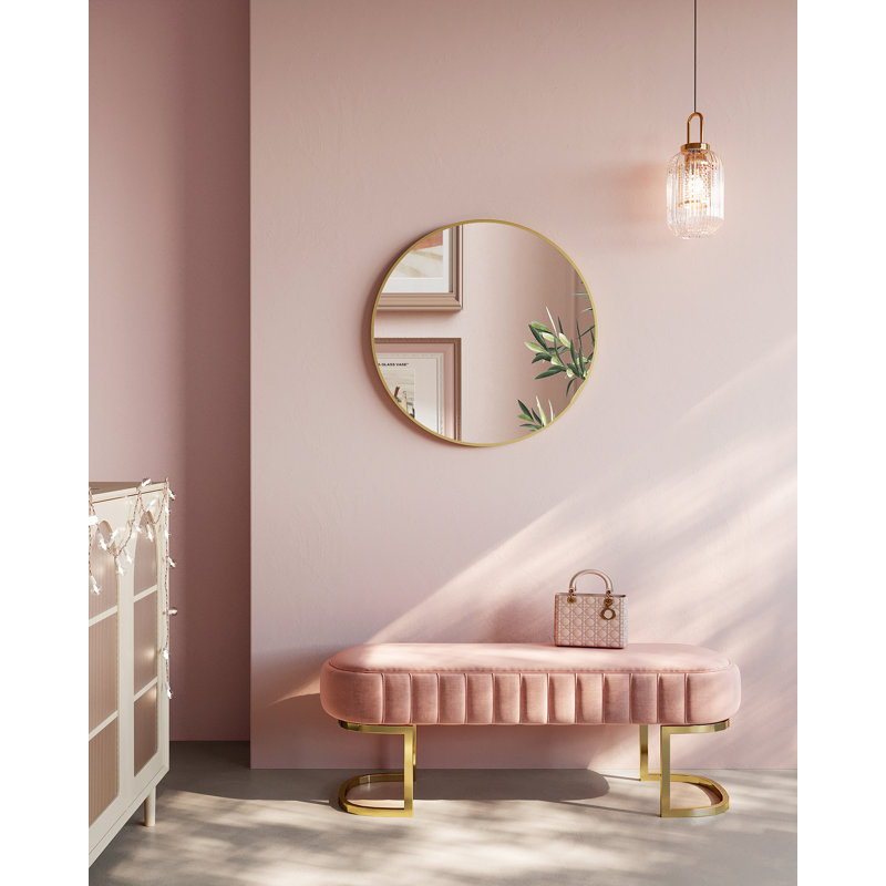 Deniene Metal Flat Floor Mirror