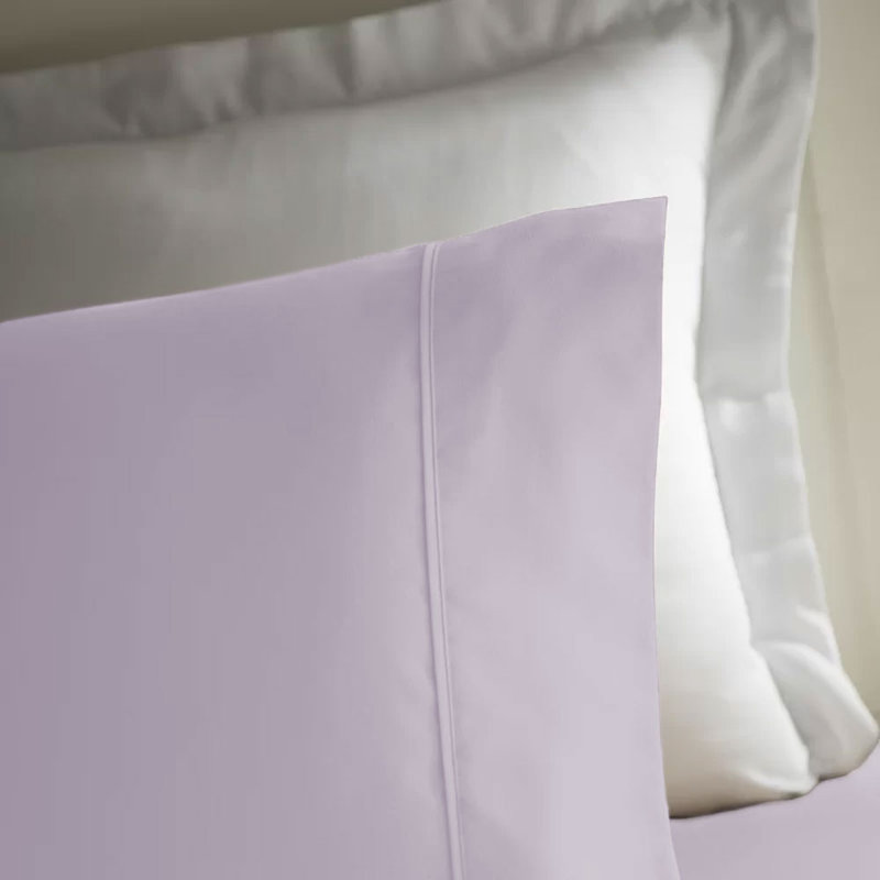 Wayfair Basics® 1800 Series Soft Microfiber Sheet Set, Queen Sheet Set with 2 Pillowcases, Lavender