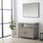 Rectangular Wood Outdoor Console & Buffet Table with Storage Cabinet
