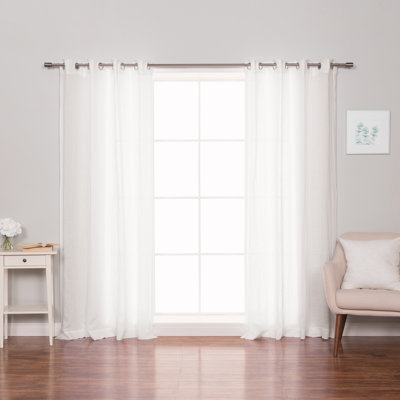 Blakney Linen Semi Sheer Single Curtain Panel