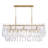 Glassara 48" 8-Light Linear Chandelier
