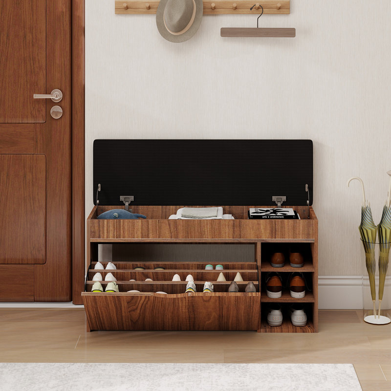 Banc de rangement pour 12 paires de chaussures Shelbie