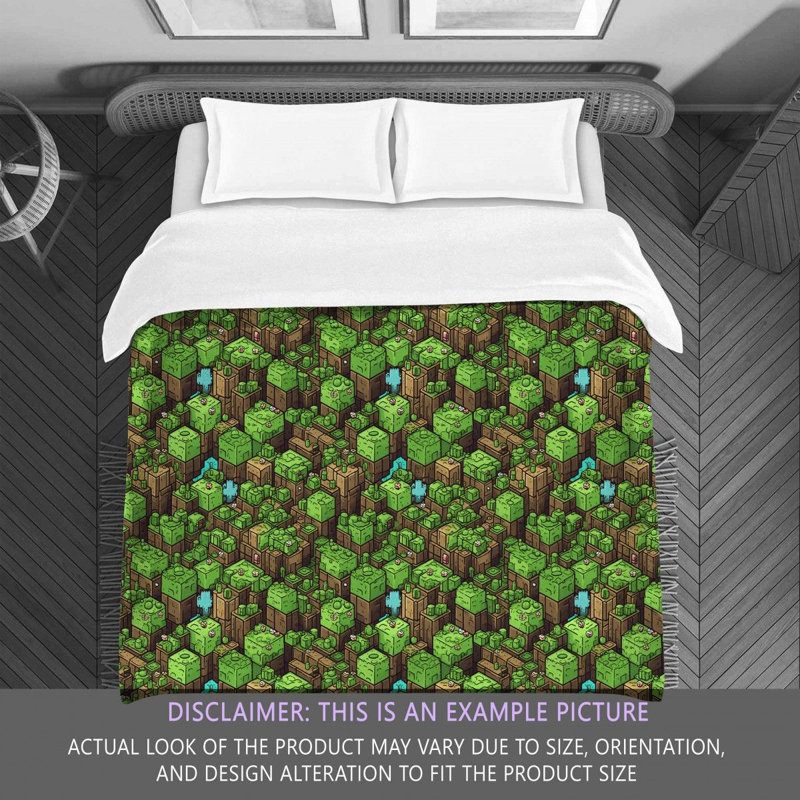 Minecraft Comforter, King Comforter