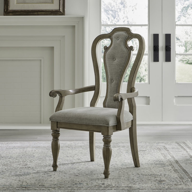 Colchester Splat Back Solid Wood Arm Chair