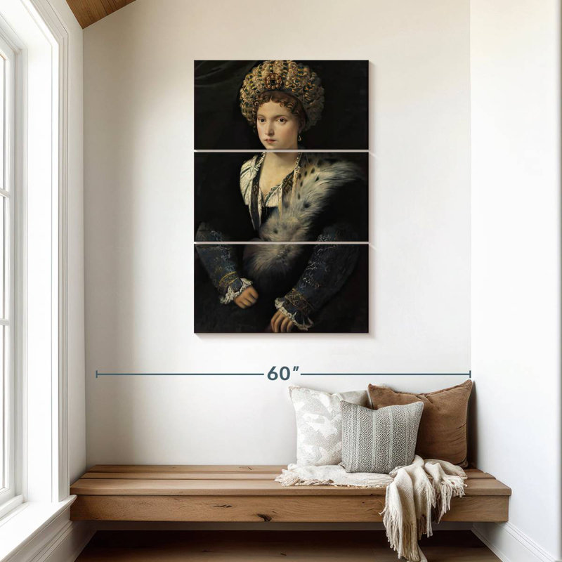 Portrait de Leisha, Isabella D'Esté, 1885, H 45 po x l 28 po