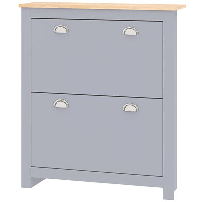 12 Pair Flip Down Shoe Storage