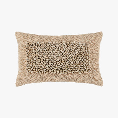 Coastal Breeze Cowrie Pillow Cover & Insert
