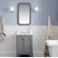 Queen 24" Single Bathroom Vanity Set with Mirror-1172789666