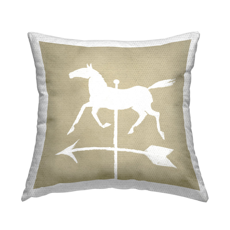 Coussin d'extérieur Trotting Horse