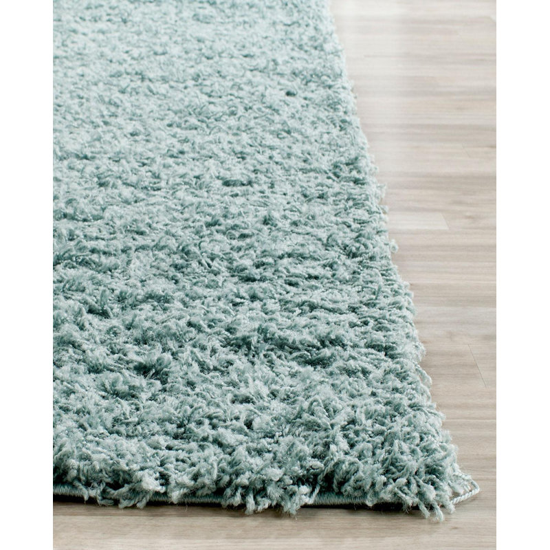 Sga-Amoroso Shag Performance Solid Color Rug, Runner 2'3" x 6'