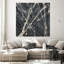 «Dark Cloudy Mist I», reproduction d'art sur toile géante 54 po x 54 po