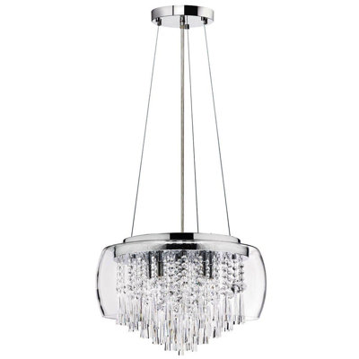 Lustre tambour 8 lumières unique Lidio