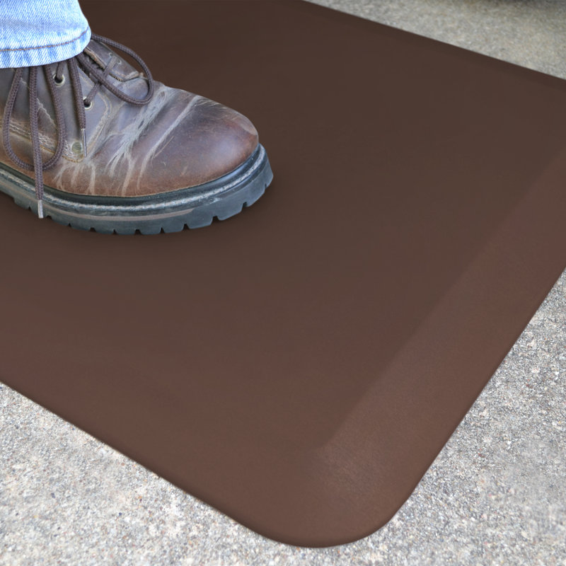 Tapis anti-fatigue de qualité professionnelle, Terre, 1 pi 8 po x 2 pi 8 po