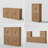 62" Wood Storage Bookcase with Adjustable Shelves-2056940163