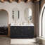 Ensemble de meuble-lavabo double 60 "avec miroir Adela-446898964-446898966-446898967