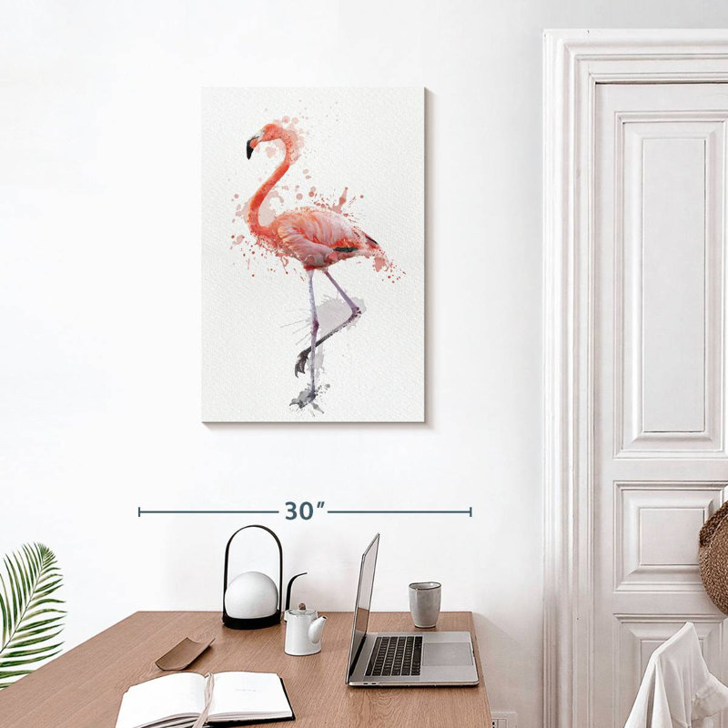 Flamant rose Brampt, H 30 po x l 20 po