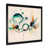 Impression noire sur toile encadrée sélectionné