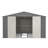 Outdoor Large Metal Storage Shed Foundation Kit Included-94331312
