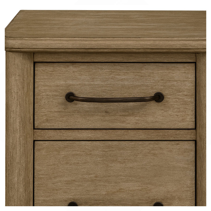 2 Drawer Filing Cabinet - Sand