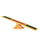 PawHut Wooden Dog Agility Seesaw for Training and Exercise Platform Equipment 71" L x 12" W x 12" H