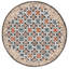Tapis taupe noué à la main Vahakn-602483282