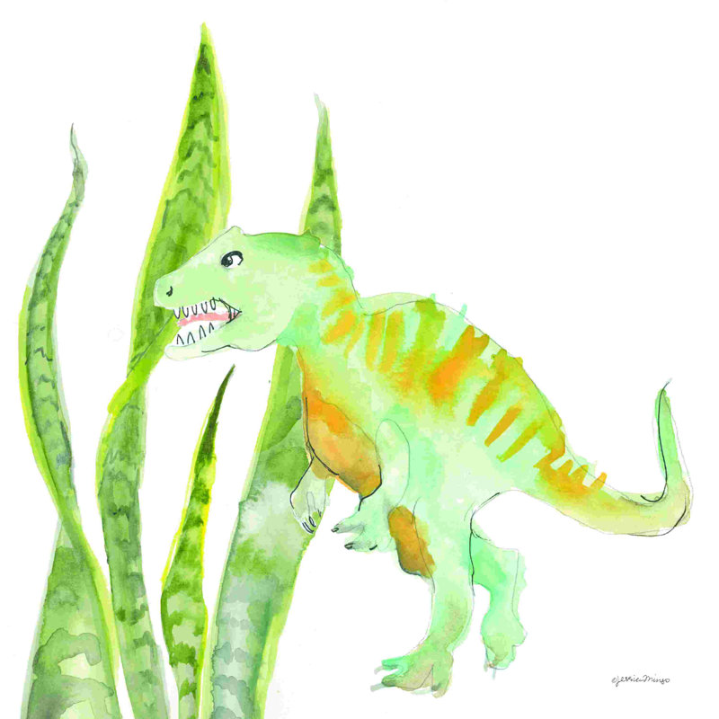 T-Rex 2886284, H 36 po x l 36 po, Non, Wrapped Canvas