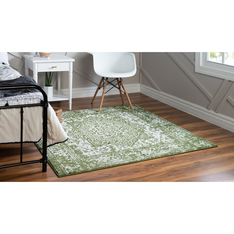 Giverny Oriental Indoor Rug, Square 5'3"