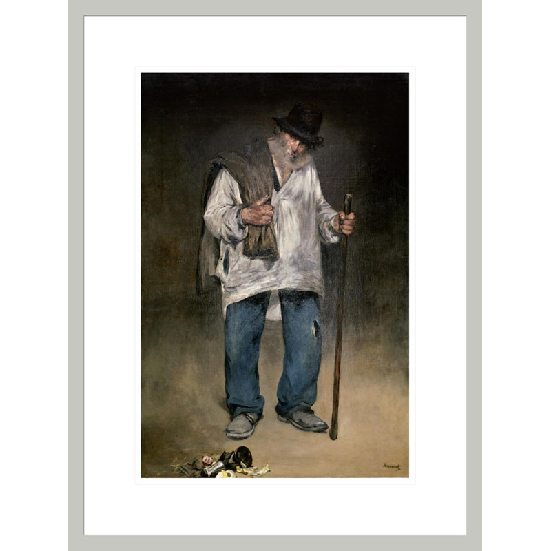 «The Ragman» par estampe numérique encadrée, 21.75" H x 16.34" W