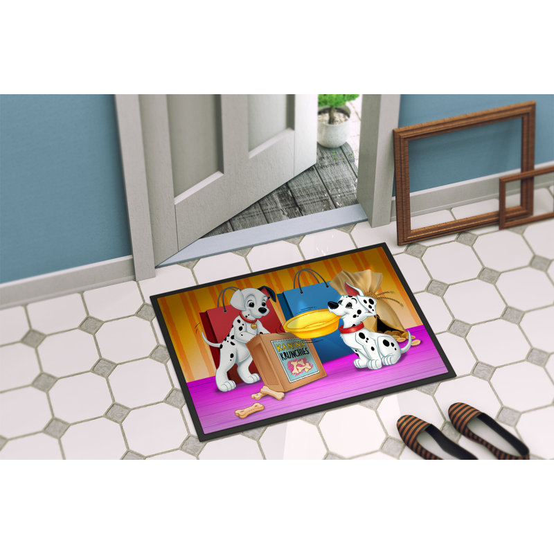 Tapis d'extérieur antidérapant Kinzie, Rectangle 2 pi x 3 pi