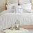 Brooklyn Cotton Jacquard Comforter Set with Euro Shams and Throw Pillows-896363540-896363537