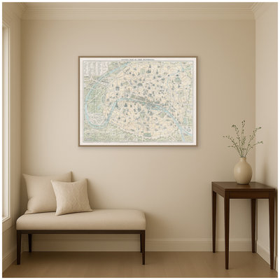 «Paris Paris Monument» par Corinna Buchholz of Piddix, reproduction d'art sur toile encadrée