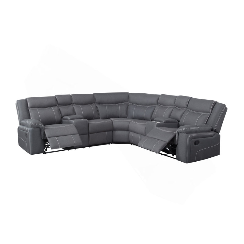 Canapé modulaire inclinable manuel 109,4 po