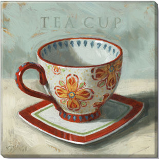 " Red Teacup Giclee Wall Art " by Darren Gygi