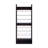 Tall Open Shoe Rack With Metal Rails And Multi-Tier Shelves