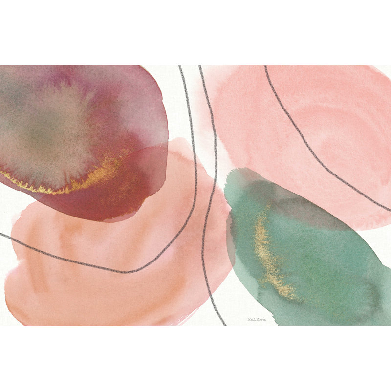Petal Passion X, H 32 po x l 48 po x P 1,25 po, Non, Wrapped Canvas