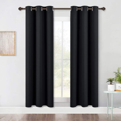 Paire de rideaux occultant en polyester