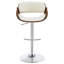 Tabouret de bar réglable en chrome-1151249700