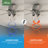 44" Hartland 5 - Blade Standard Ceiling Fan with Pull Chain and Light Kit Included-49934519