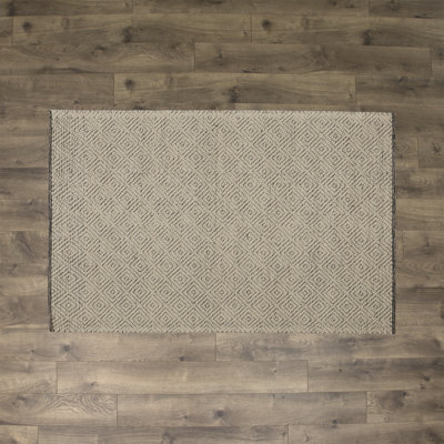 Zahid Hand Woven Geometric Rug